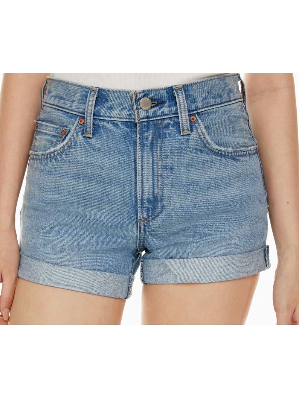 Aritzia Denim Forum The 90's A-line High Rise Denim Shorts - Women's 25 NWOT